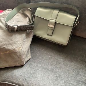 Louise et Cie bag with genuine leather. Snake skin